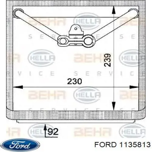 310024 ACR Evaporador, aire acondicionado