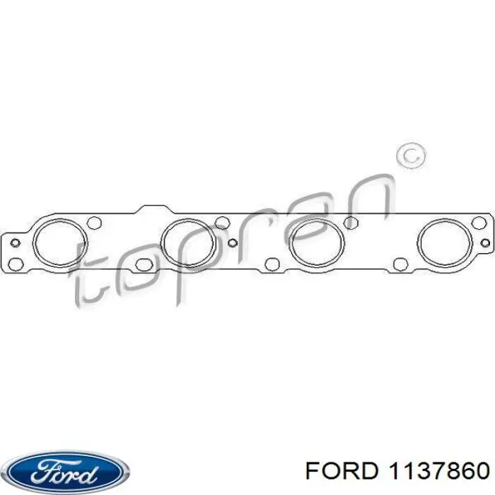 Comprar 1137860 Ford Junta colector escape