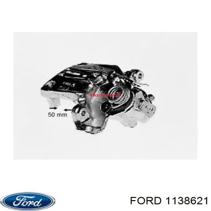 6167654 Ford pinza de freno trasero derecho