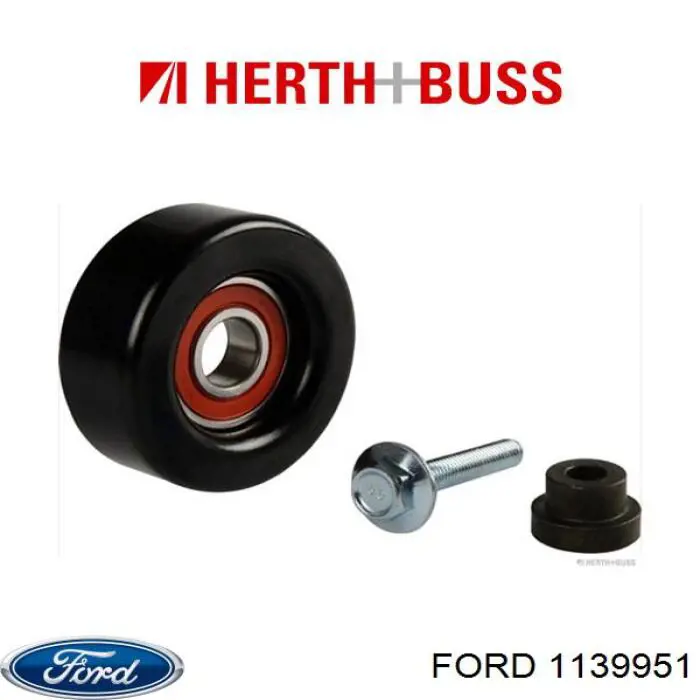 Polea inversión/guía, correa auxiliar servicios Ford 1139951 precio, desde 13,18 EUR