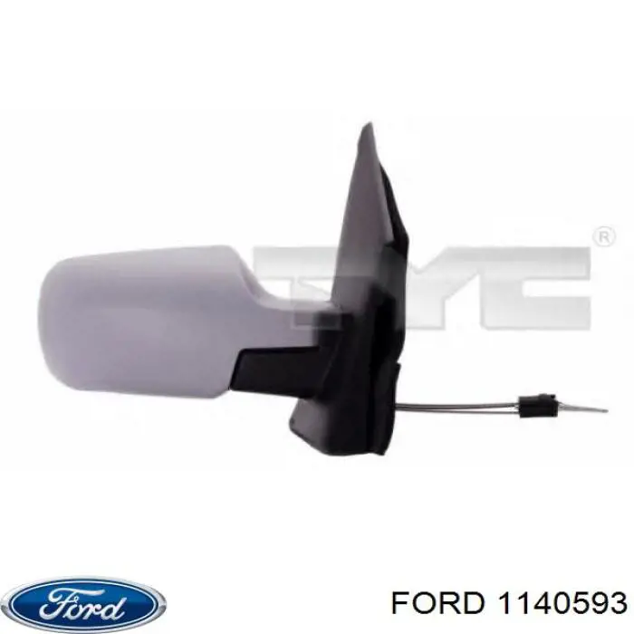 1140593 Ford cristal de espejo retrovisor exterior izquierdo