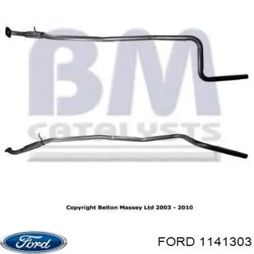 Comprar 1141303 Ford Tubo de admisión del silenciador de escape delantero
