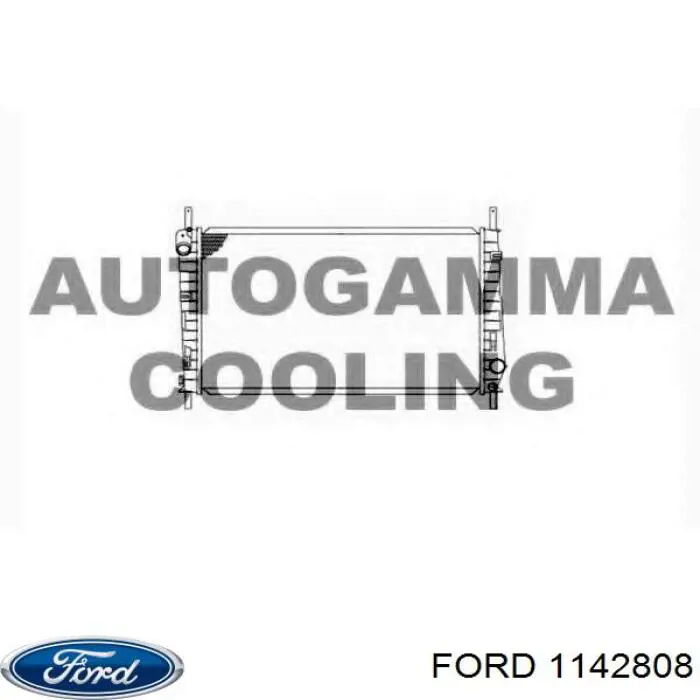 1142808 Ford radiador refrigeración del motor