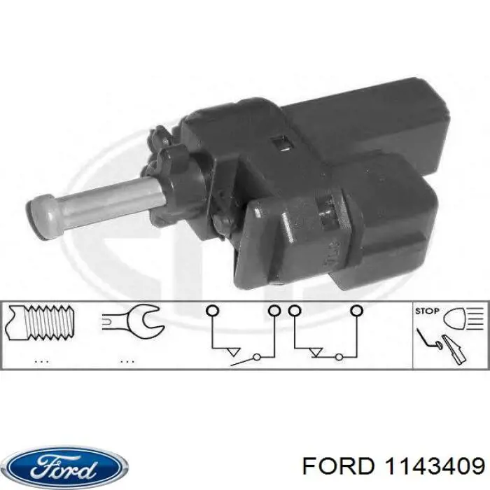 Interruptor de embrague Ford 1143409 precio, desde 12,13 EUR