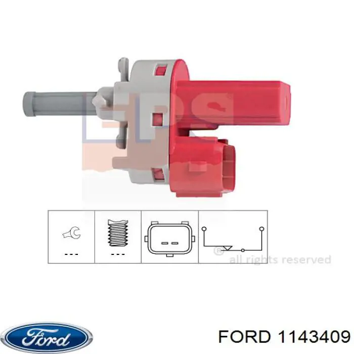 Comprar 1143409 Ford Interruptor de embrague