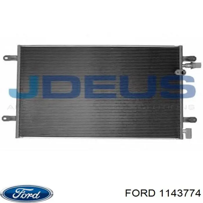 1143774 Ford muelle de suspensión eje trasero