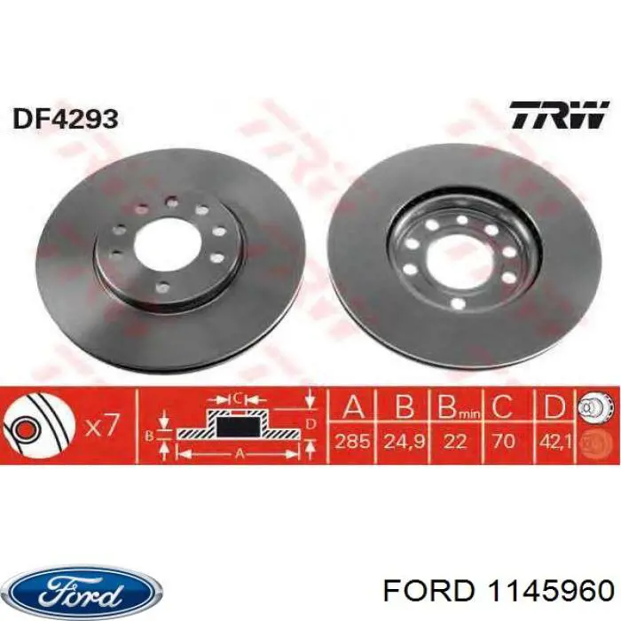 Junta de la bomba de aceite Ford 1145960 precio, desde 4,98 EUR
