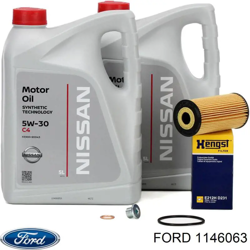 1146063 Ford Tapón del cárter de aceite