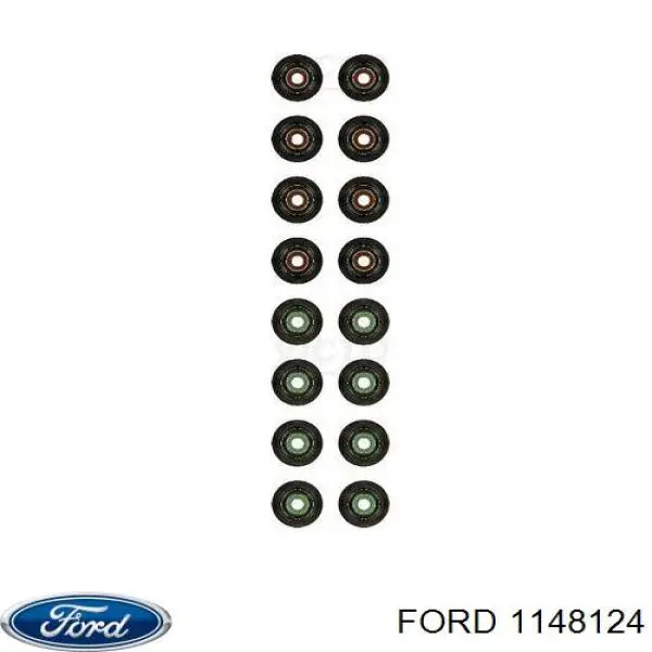 1148124 Ford valvula de admision (rascador de aceite)