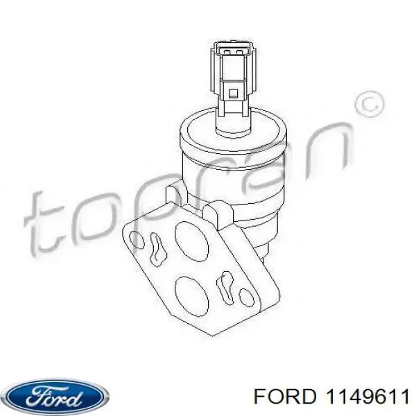 1149611 Ford válvula de mando de ralentí