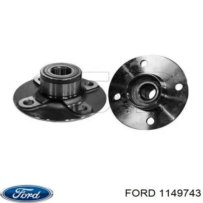 1149743 Ford kit de embrague (3 partes)