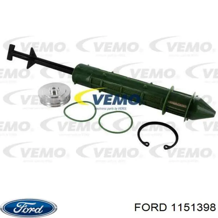 1151398 Ford receptor-secador del aire acondicionado