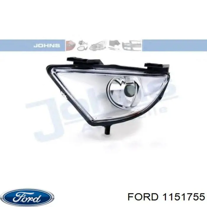 Luz antiniebla izquierdo 14391 Ford