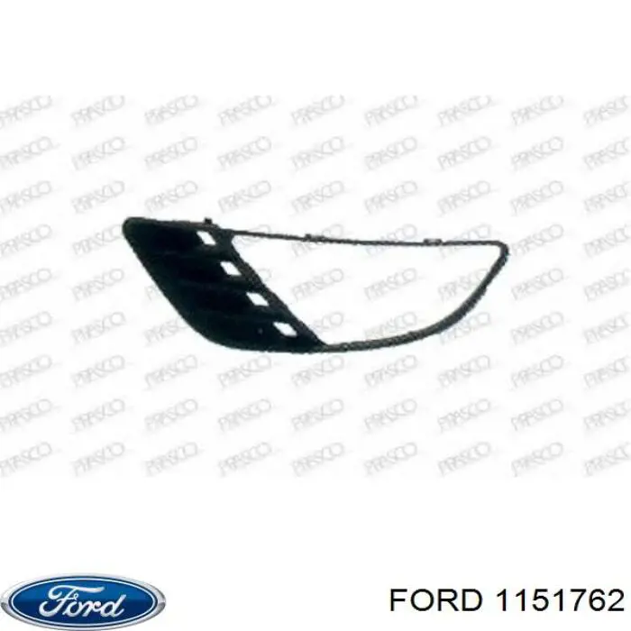 1151487 Ford rejilla de antinieblas delantera izquierda