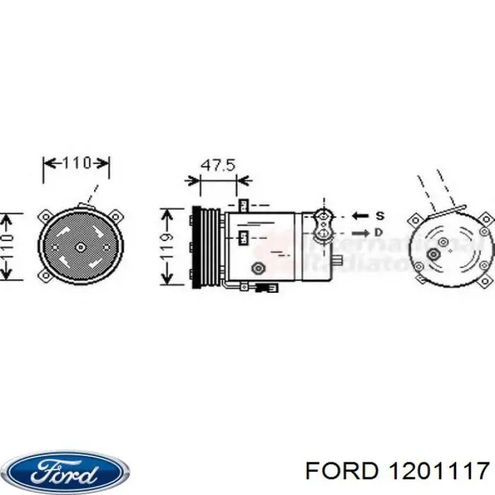 Junta de tubo de escape Ford 6642511 precio, desde 4,33 EUR