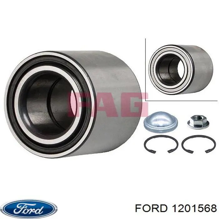 Cojinete de cubo Ford 1201568