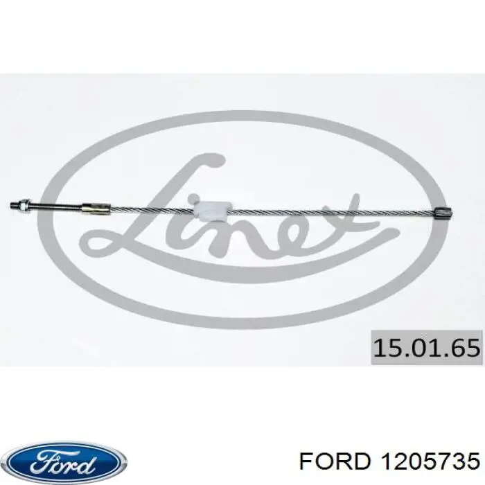 Comprar 1205735 Ford Cable de freno de estacionamiento delantero