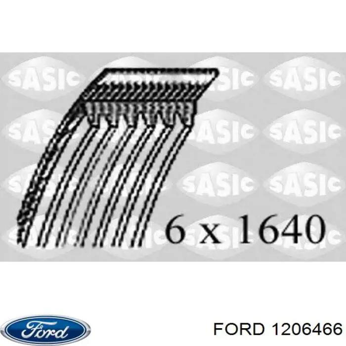 Comprar 1206466 Ford Correa trapezoidal