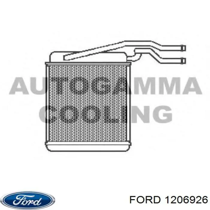 Radiador calefacción 1206926 Ford