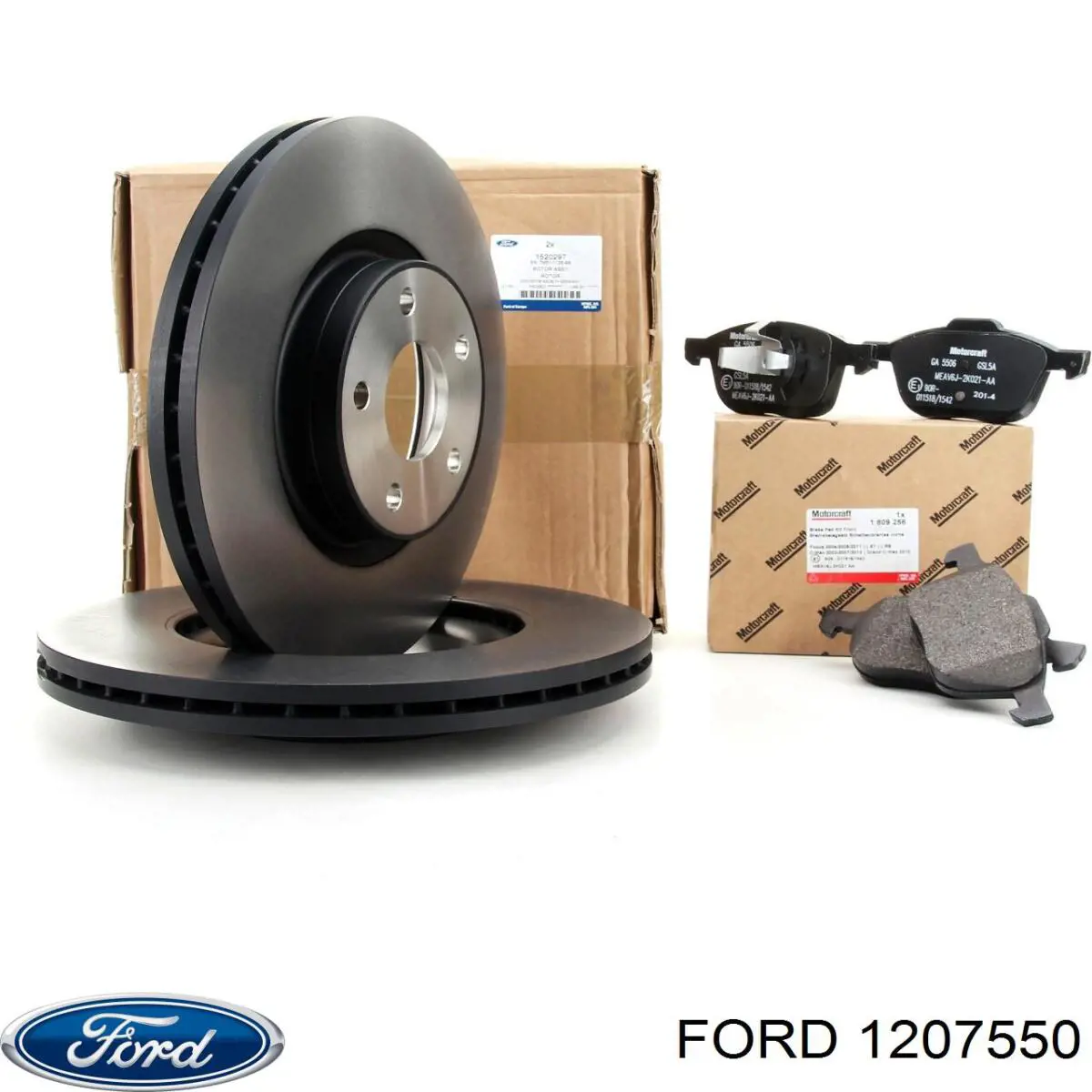 Reflector trasero izquierdo del parachoques 1207550 Ford