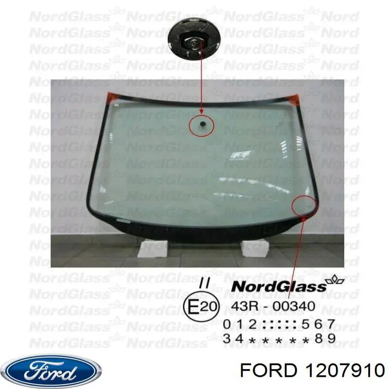 1012963 Ford parabrisas