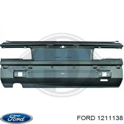 1211138 Ford difusor de radiador, ventilador de refrigeración, condensador del aire acondicionado, completo con motor y rodete