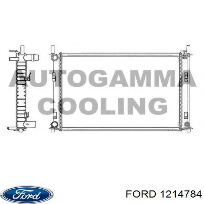 1214784 Ford radiador