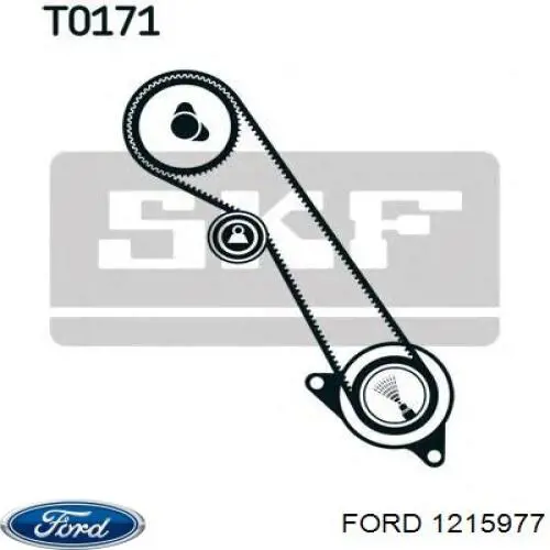 Correa de distribución Ford 1215977 precio, desde 19,53 EUR