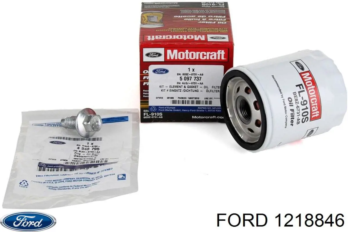 Comprar 1218846 Ford Filtros de aceite