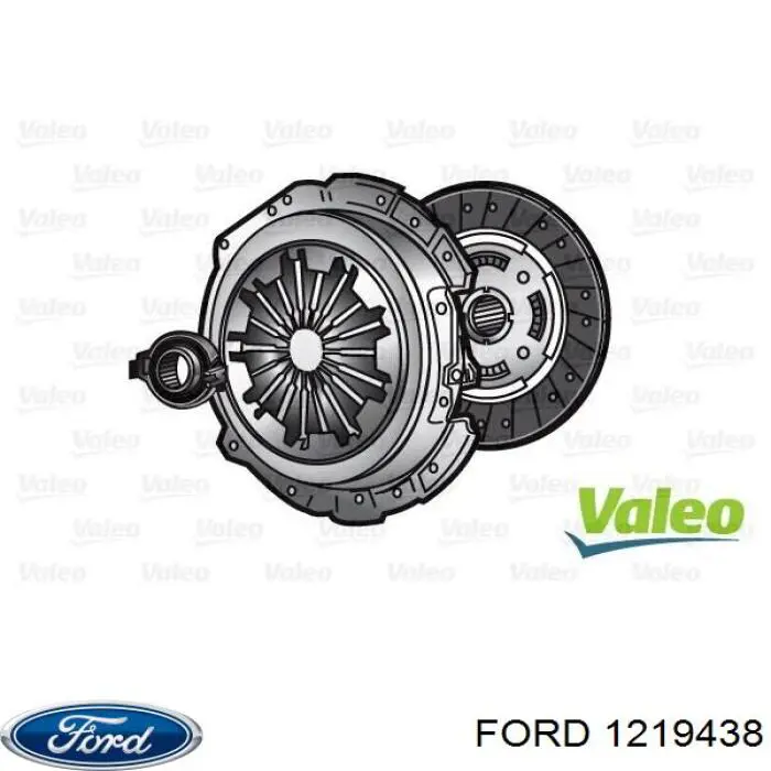 1219438 Ford kit de embrague (3 partes)