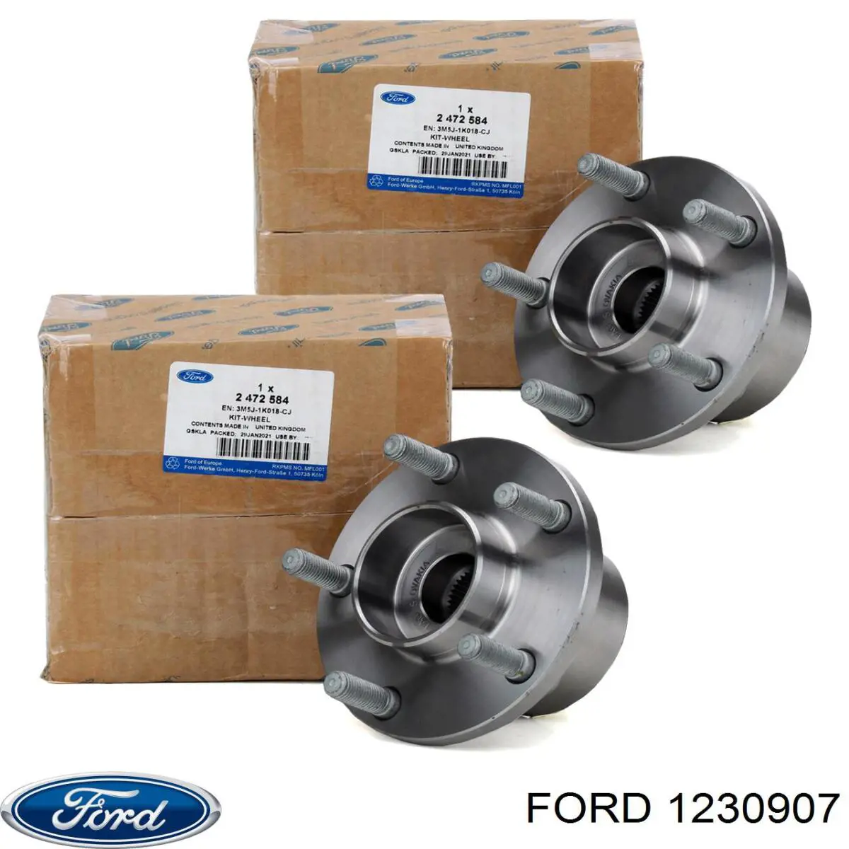 1230907 Ford cubo de rueda delantero