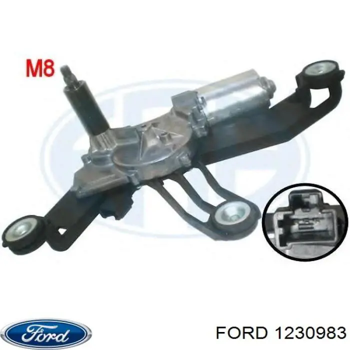 1230983 Ford motor limpiaparabrisas luna trasera