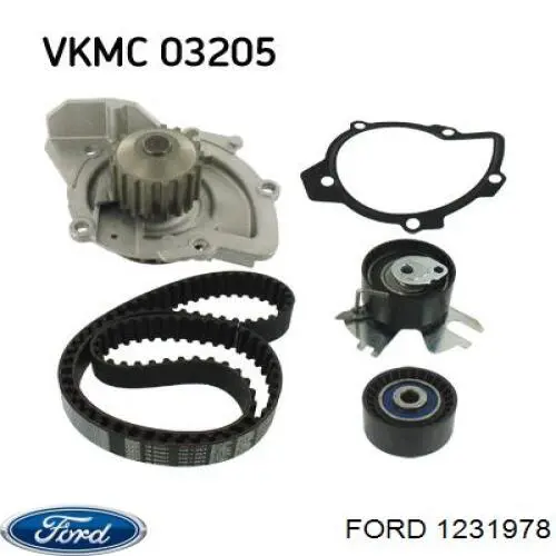 Polea correa distribución 1231978 Ford