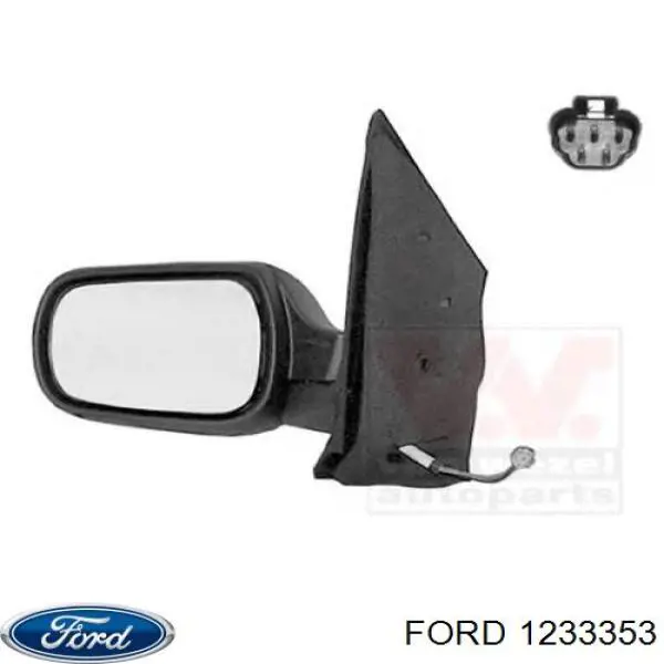 1233353 Ford espejo retrovisor izquierdo