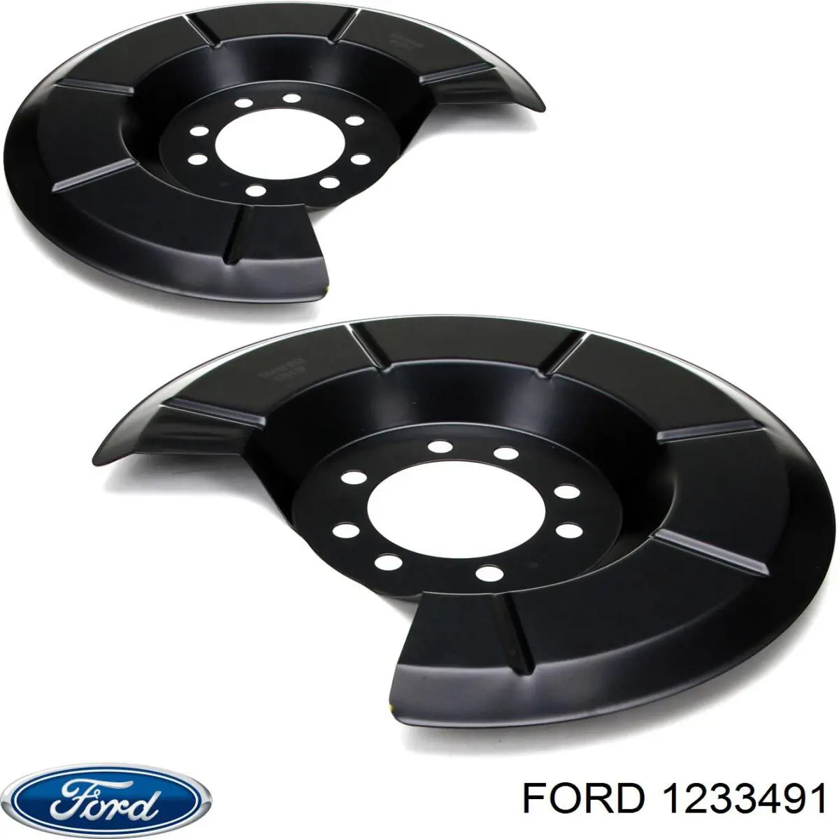 1233491 Ford chapa protectora contra salpicaduras, disco de freno trasero