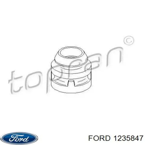 Soporte inferior de fijación del radiador Ford 1235847 precio, desde 6,00 EUR