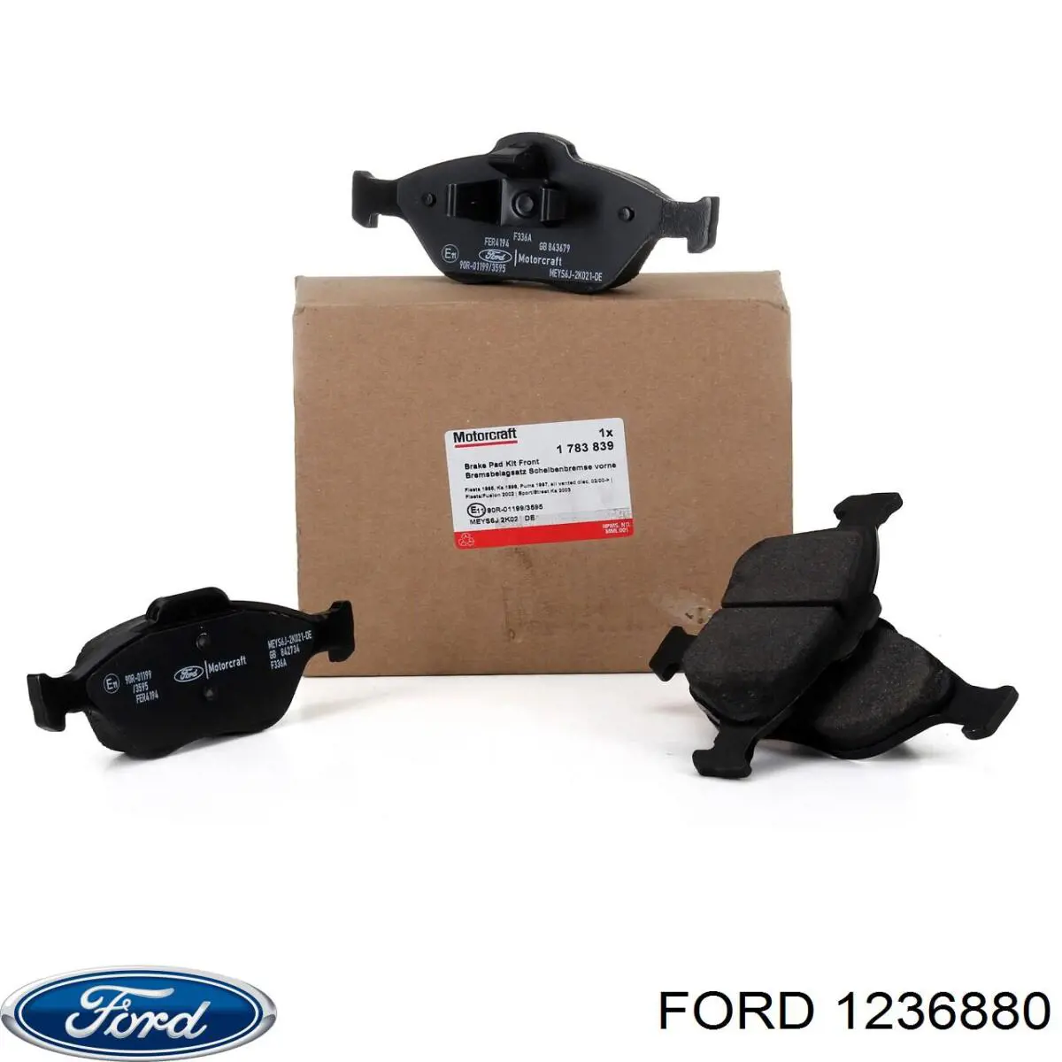 Pastillas freno delanteras Ford 1236880 precio, desde 19,52 EUR