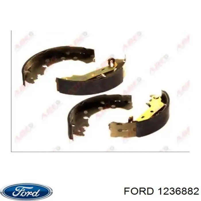 1236882 Ford zapatas de frenos de tambor traseras