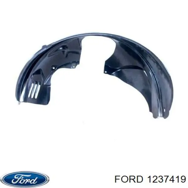 1237419 Ford guardabarros interior, aleta delantera, derecho