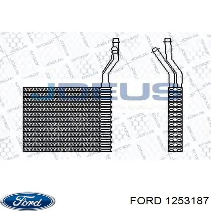 1253187 Ford radiador calefacción