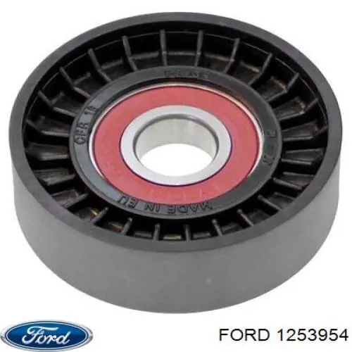 1253954 Ford tensor de correa, correa poli v