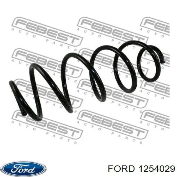 1254029 Ford muelle de suspensión eje delantero