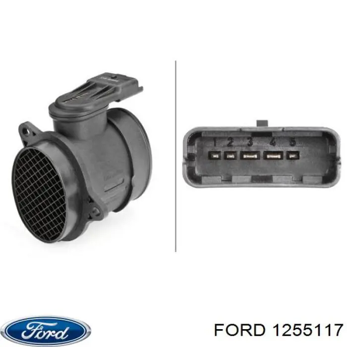 1255117 Ford medidor de masa de aire