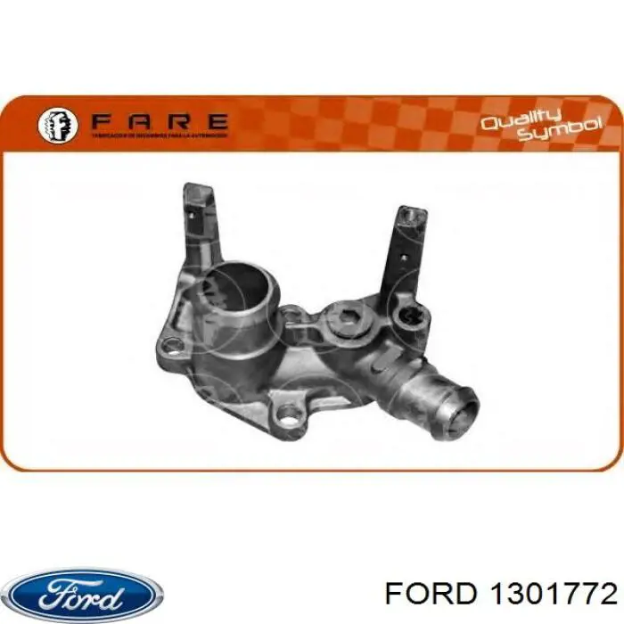 1301772 Ford brida del sistema de refrigeración (triple)