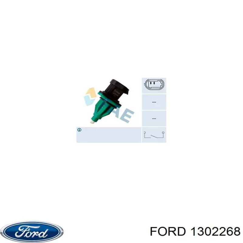 1302268 Ford amortiguador trasero