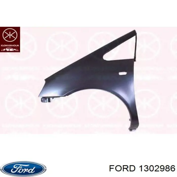 1302986 Ford guardabarros delantero izquierdo