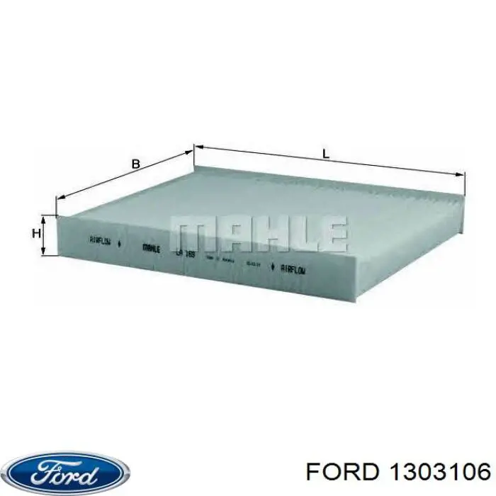 1303106 Ford filtro habitáculo