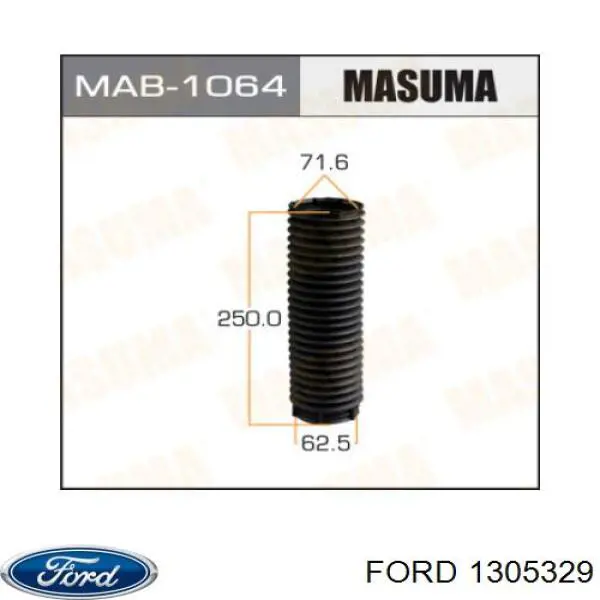 Guardapolvo del amortiguador delantero Ford 1305329 precio, desde 5,63 EUR