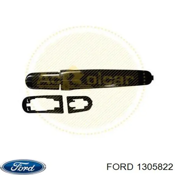 1534392 Ford tirador de puerta exterior delantero izquierda