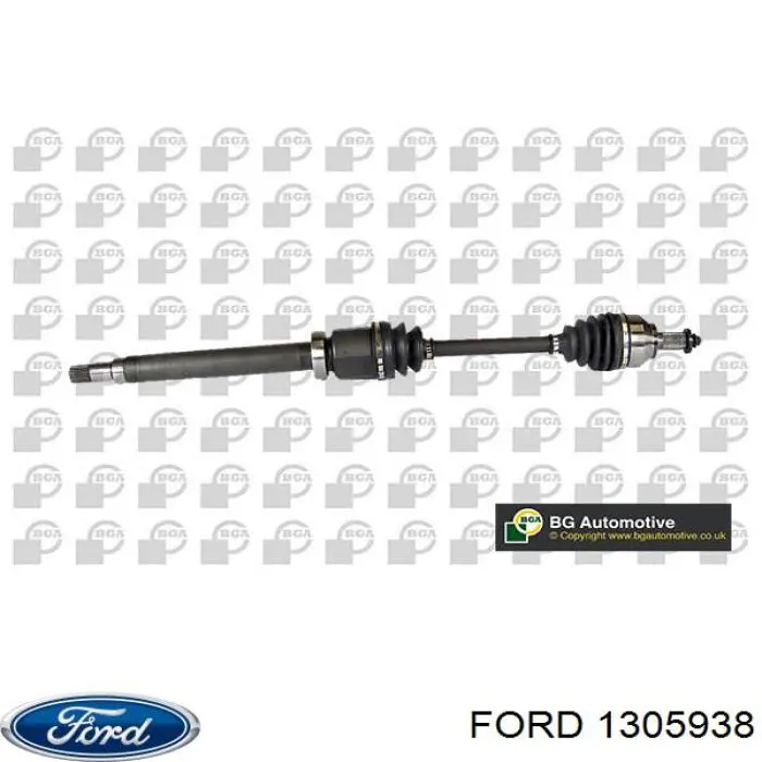 1305938 Ford árbol de transmisión delantero derecho